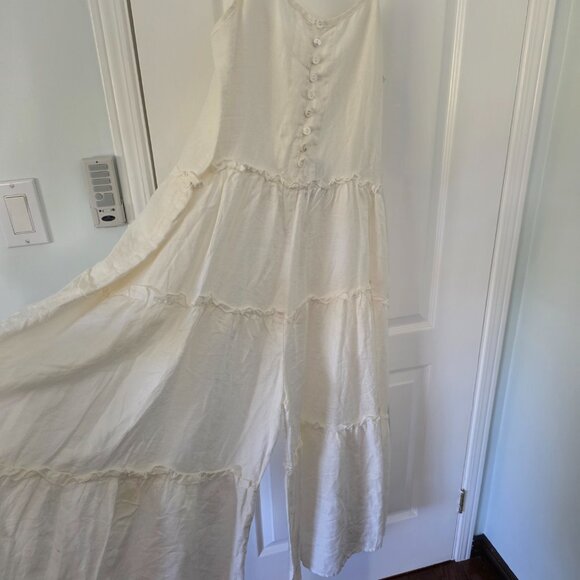 Myrah Penaloza Women's Linen Playsuit/Romper/Onesie - Picture 2 of 5